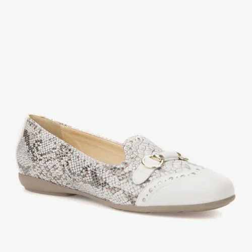 Giày Bệt Nữ Geox D ANNYTAH C PYT.PR.LEA+NAPPA Màu Trắng Đục Size 39