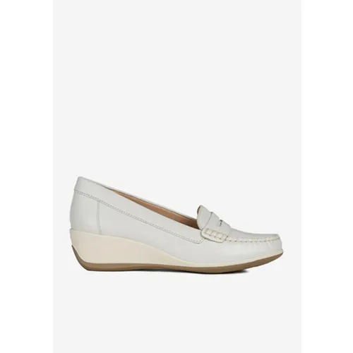 Giày Đế Xuồng Nữ Geox D Arethea B SMO.LEA Màu Trắng Đục Size 37