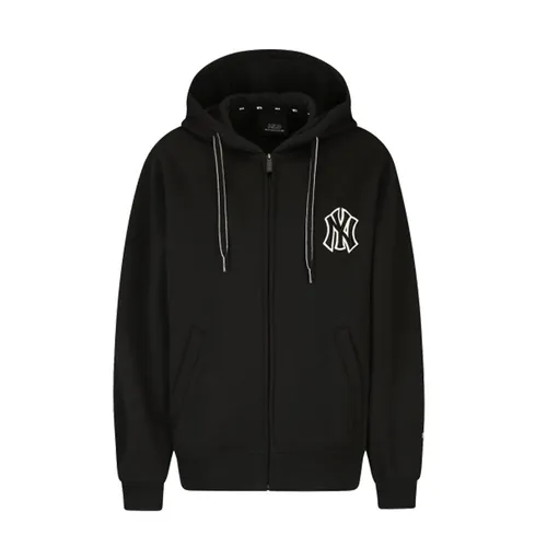 Thời trang - Áo Khoác Nỉ MLB New York Yankees Base Training Zip-Up Màu Đen - Vua Hàng Hiệu