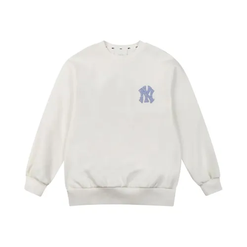 Áo Nỉ Sweater MLB Newyork Yankee MLN Like Fleece-lined Overfit Màu Trắng - Thời trang - Vua Hàng Hiệu