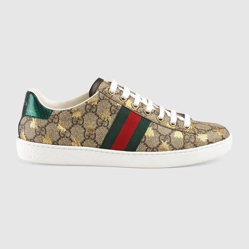 Giày Gucci Unisex Ace GG Supreme Sneaker With Bees-2