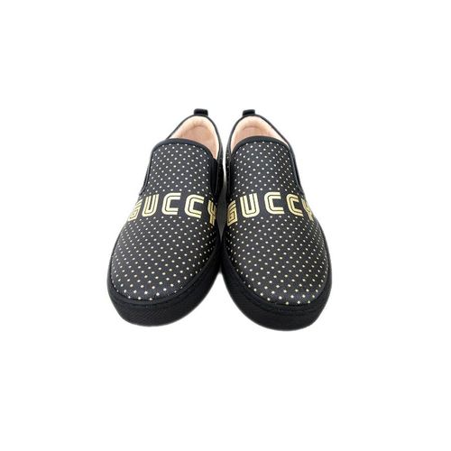 Giày Slip-on Gucci Guccy Polka Dot Màu Đen Size 41-6