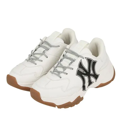 Giày Sneaker MLB Big Ball Chunky A Màu Trắng Logo Đen Size 290