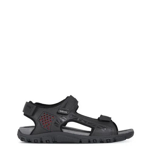 Sandals Nam Geox U S.STRADA C SYNT.LEA Màu Đen Size 41