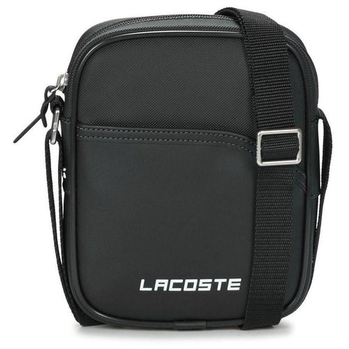 Túi Lacoste Lacoste Crossbody Bag For Men, Black – Màu Đen