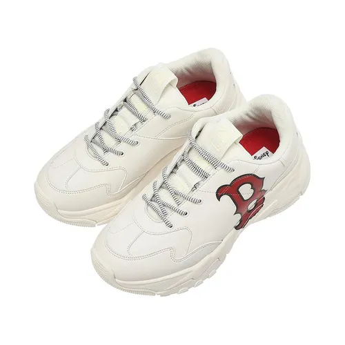 Giày MLB Big Ball Chunky Mickey Boston Red Sox Màu Trắng Size 230
