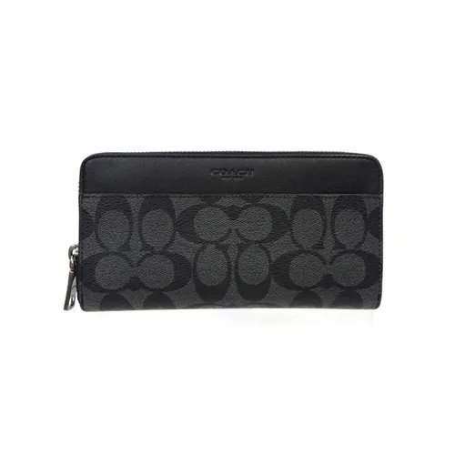 Ví Coach Nam Wallet Men Long Wallet Signature Fastener Long Wallet