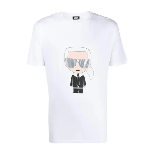 Karl Lagerfeld - Áo Phông Karl Lagerfeld ikonik Chest Patch T-Shirt Màu Trắng - Vua Hàng Hiệu