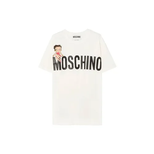 Áo Phông Moschino Betty Boop T-Shirt Is A Pinup Girl's Dream Màu Trắng