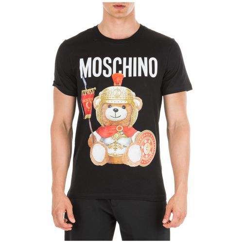 Áo Phông Moschino Roman Teddy Bear T-Shirt Black