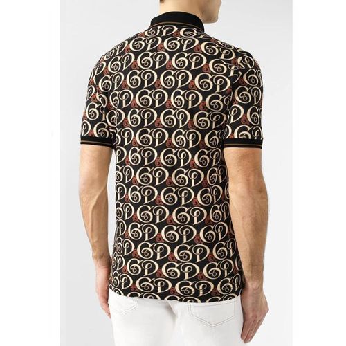 Áo Polo Nam Dolce & Gabbana D&G T-Shirt Họa Tiết Đen Chữ Vàng Size 44-2
