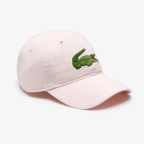 Mũ Lacoste Gabardine Big Crocodile Màu Hồng Nhạt