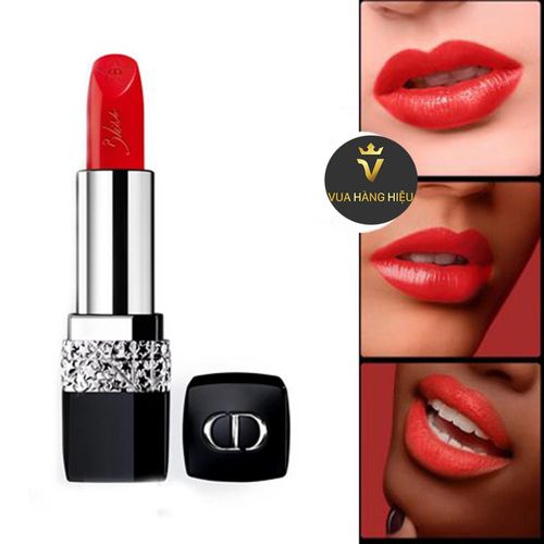 Son Dior 080 Red Smile Rouge Dior Bijou Limited Edition Màu Đỏ Cam-1