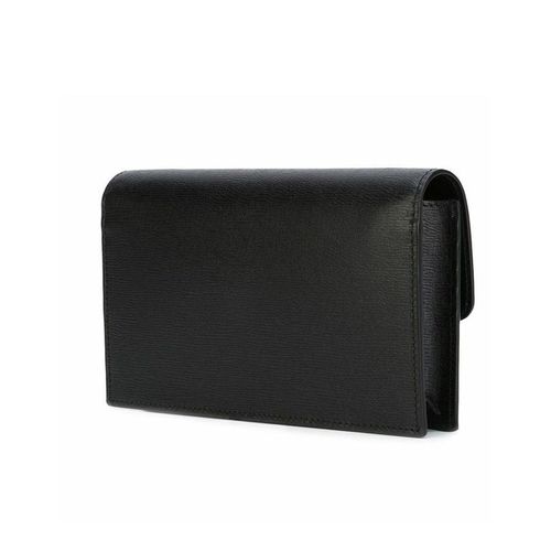 Túi Đeo Chéo Gucci 510314 Interlocking Leather Chain Crossbody Wallet Bag, Black-1