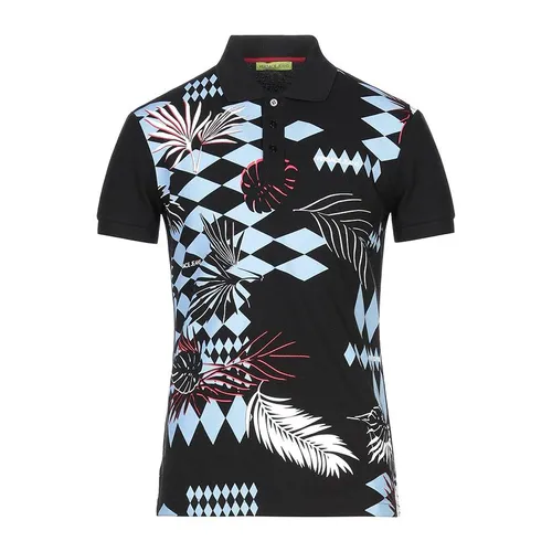 Áo Phông Versace Jeans Polo Màu Đen Họa Tiết