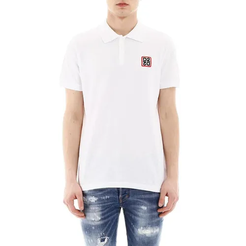 Áo Polo Dsquared2 T-Shirt D2 Logo Màu Trắng - Thời trang - Vua Hàng Hiệu
