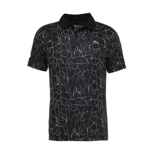 Áo Polo Lacoste Sport Tennis Polo Djokovic Us Open Màu Đen Size XS
