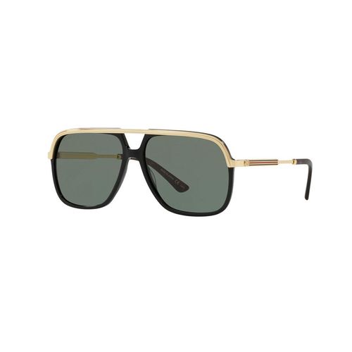 Kính Mắt Gucci Sunglasses Black / Gold GG0200S 001-5