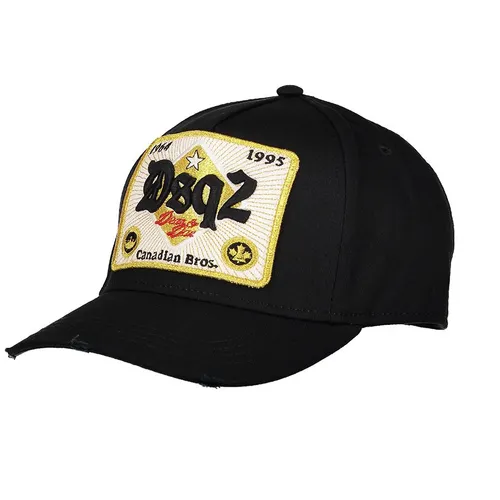 Mũ Dsquared2 Canadian Bro Baseball Cap Màu Đen