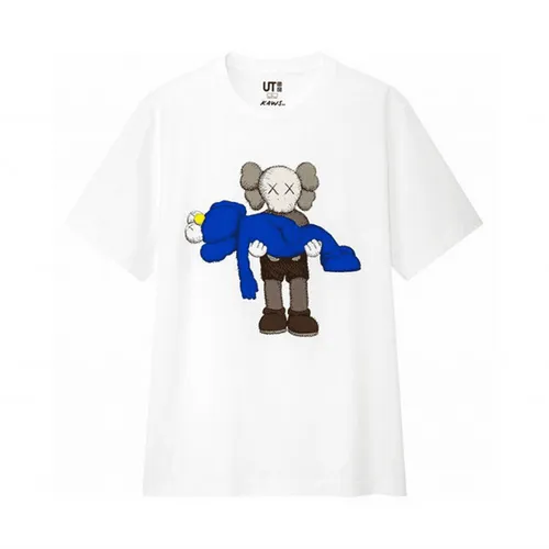 Áo Phông Kaws x Uniqlo UT Họa Tiết Xanh Cho Mùa Hè Size XL