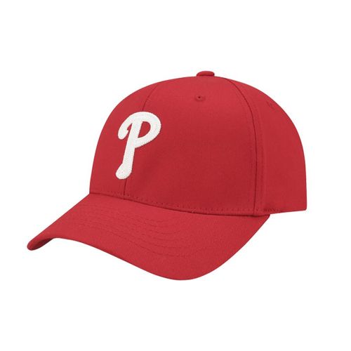 Mũ MLB Philadelphia Phillies Chain Embroidery One-Point Adjustable Cap Màu Đỏ