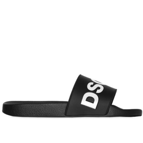 Dép Dsquared2 Logo Rubber Slide Sandals FFM0101 17200001-M063 Màu Đen Size 39-1