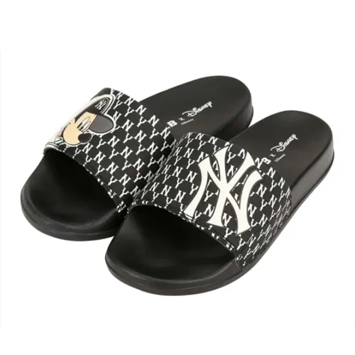 Dép Quai Ngang MLB Mound Mickey Slippers New York Yankees Màu Đen Size 39