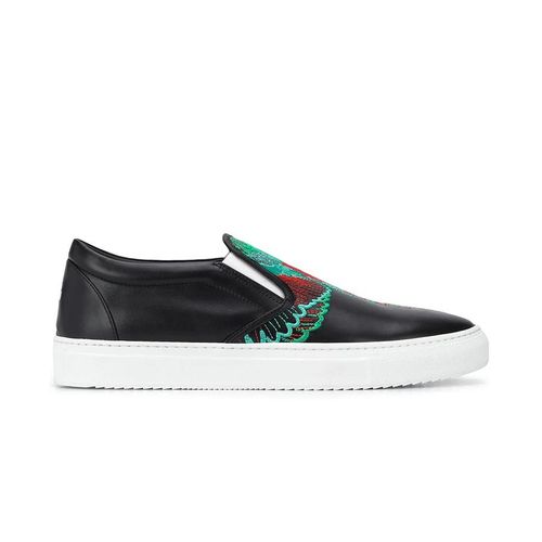 Giày Marcelo Burlon County Of Milan Embroidered Wings Slip-On Sneakers Màu Đen-2