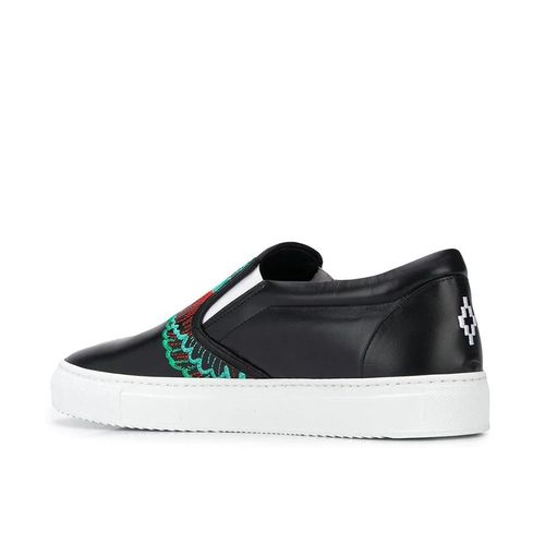 Giày Marcelo Burlon County Of Milan Embroidered Wings Slip-On Sneakers Màu Đen-5