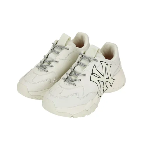 Giày Sneaker MLB Big Bull Chunky Mickey New New York Yankees Màu Trắng Size 245