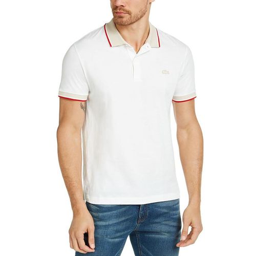 Áo Phông Lacoste Men’s Solid Polo Shirt Màu Trắng Size S