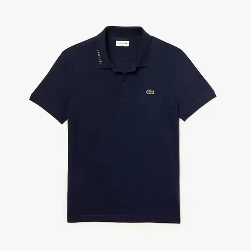 Áo Polo Lacoste Men's Slim Fit Multicolored Signature Stretch Pique Polo Màu Xanh Navy Size S - Thời trang - Vua Hàng Hiệu