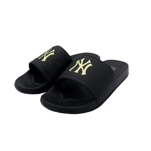Dép Unisex MLB Đen Logo Vàng Size 44 - Dép - Vua Hàng Hiệu