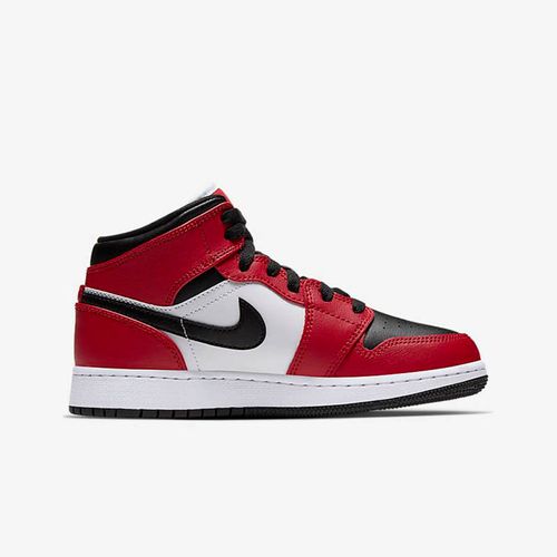 Giày Nike Jordan 1 Mid Chicago Black Toe 554724-069/554725-069 Màu Đỏ Size 42.5-3