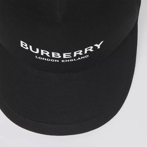 Mũ Burberry Logo Print Baseball Cap Màu Đen Size M-3