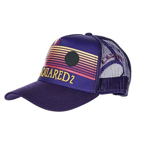 Mũ nón Nam - Mũ Dsquared2 Cap Pet Palm Màu Tím - Vua Hàng Hiệu