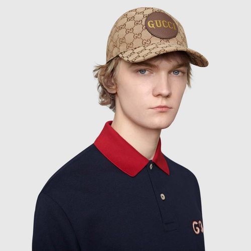 Mũ Gucci GG Canvas Baseball Hat Màu Nâu Size L-1