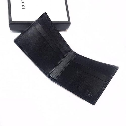 Ví Gucci Microguccissima Bi-Fold Wallet Màu Đen-5