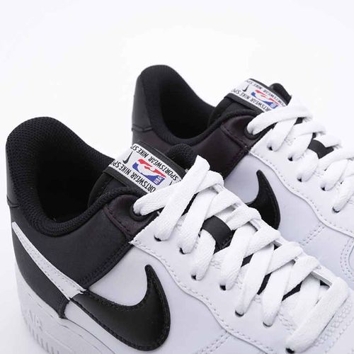 Giày Sneaker Nike Air Force 1 Low NBA LV8 White-Black Màu Trắng Đen-2
