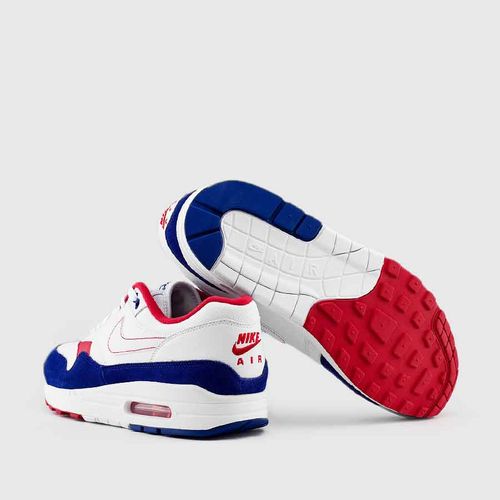 Giày Thể Thao Nike Air Max 1 White Red Blue CJ9927-100 Phối màu Trắng – Đỏ - Xanh Blue Size 41-1