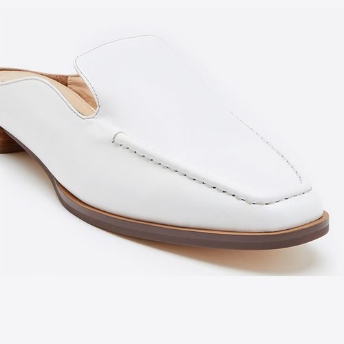 Giày Mulesl Nữ Pazzion 6352-8 - White - Màu Trắng Size 37-5
