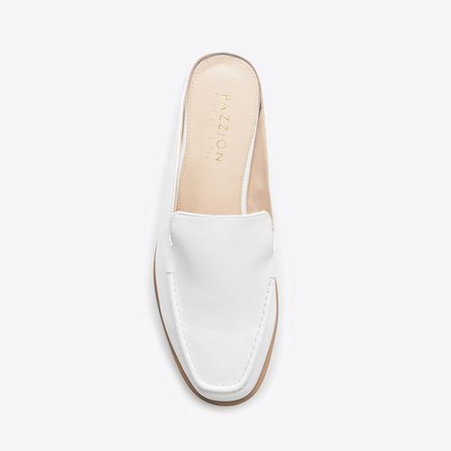 Giày Mulesl Nữ Pazzion 6352-8 - White - Màu Trắng Size 37-6