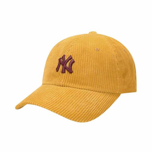 Mũ MLB Corduroy N-Cover Ball Cap New York Yankees 32CPYE011-50D Màu Vàng