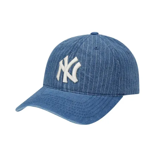 Mũ MLB Denim Stripe Ball Cap New York Yanyees 32CPDY011-50U Màu Xanh Bò