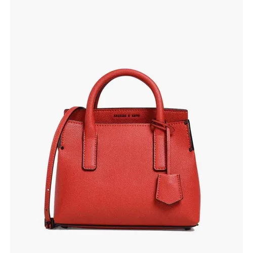 Túi Xách Tay Nữ Charles & Keith CNK Tuck-In Flap Structured 30270316-1 Màu Đỏ