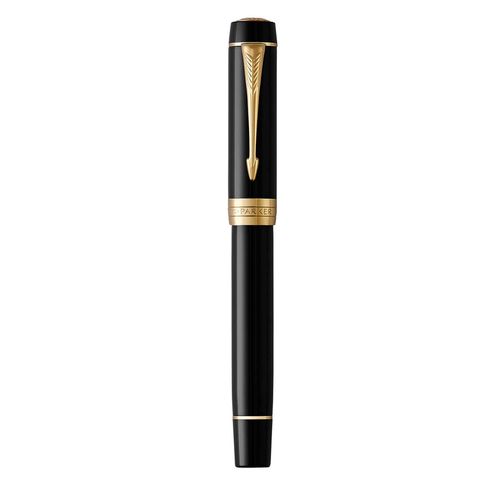 Bút Máy Parker Duofold Classic Black GT Fountain Pen Màu Đen-1