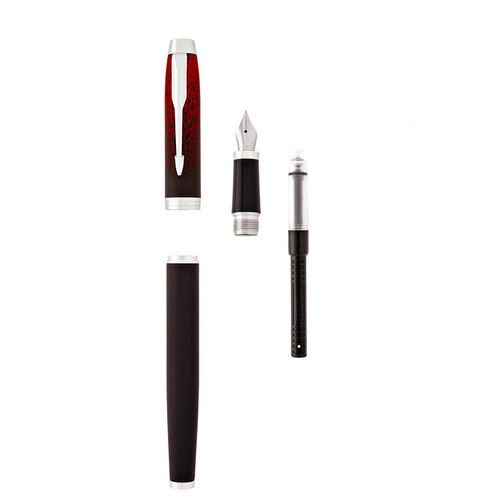 Bút Máy Parker IM Special Edition Red Ignite Fountain Pen Màu Đỏ Đen-4