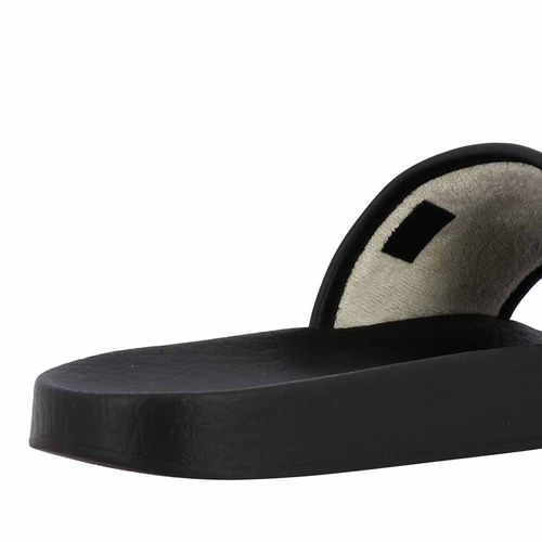 Dép Gucci Pursuit Sandal In Nylon With Embroidered Worldwide Logo Màu Đen-6