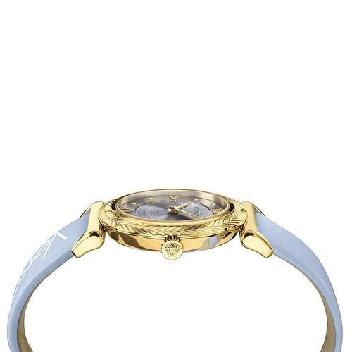 Đồng Hồ Nữ Versace V-Motif Gold - VERE00318 Màu Xanh Blue-3