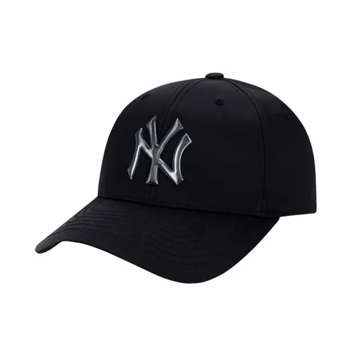 Mũ MLB Hologram Cureved Cap 32CPKZ011-50L Black New York Yankees Màu Đen